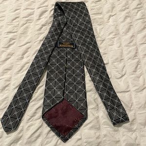 XMI for Nordstrom’s black silver and blue tie